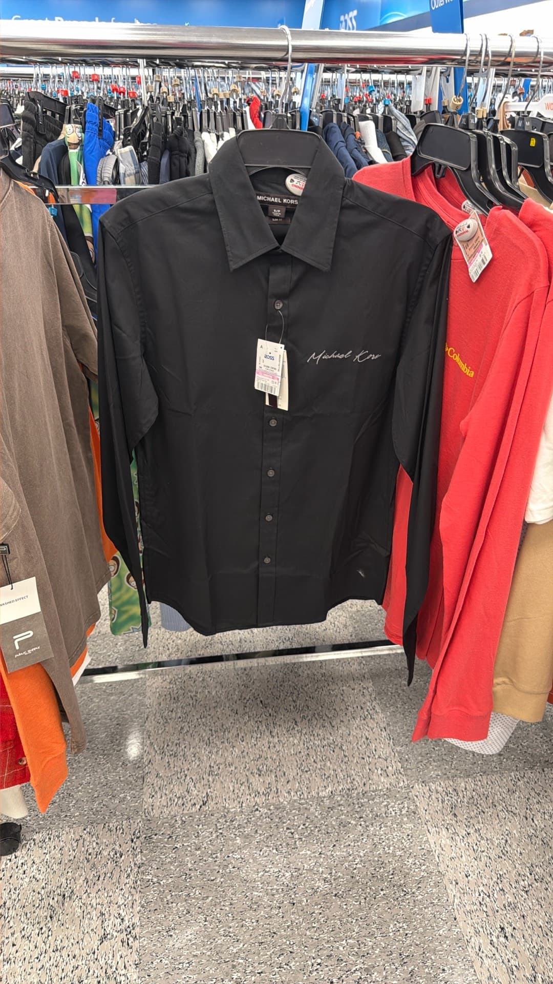 Чёрная рубашка Michael Kors