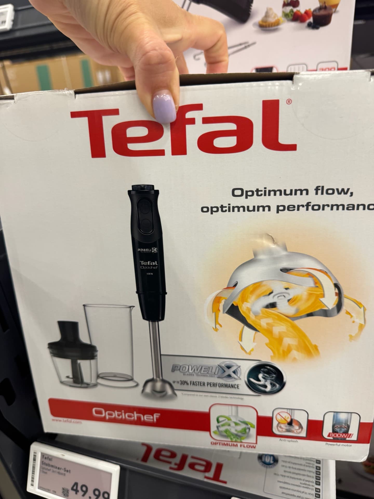 Погружной блендер Tefal OptiChef