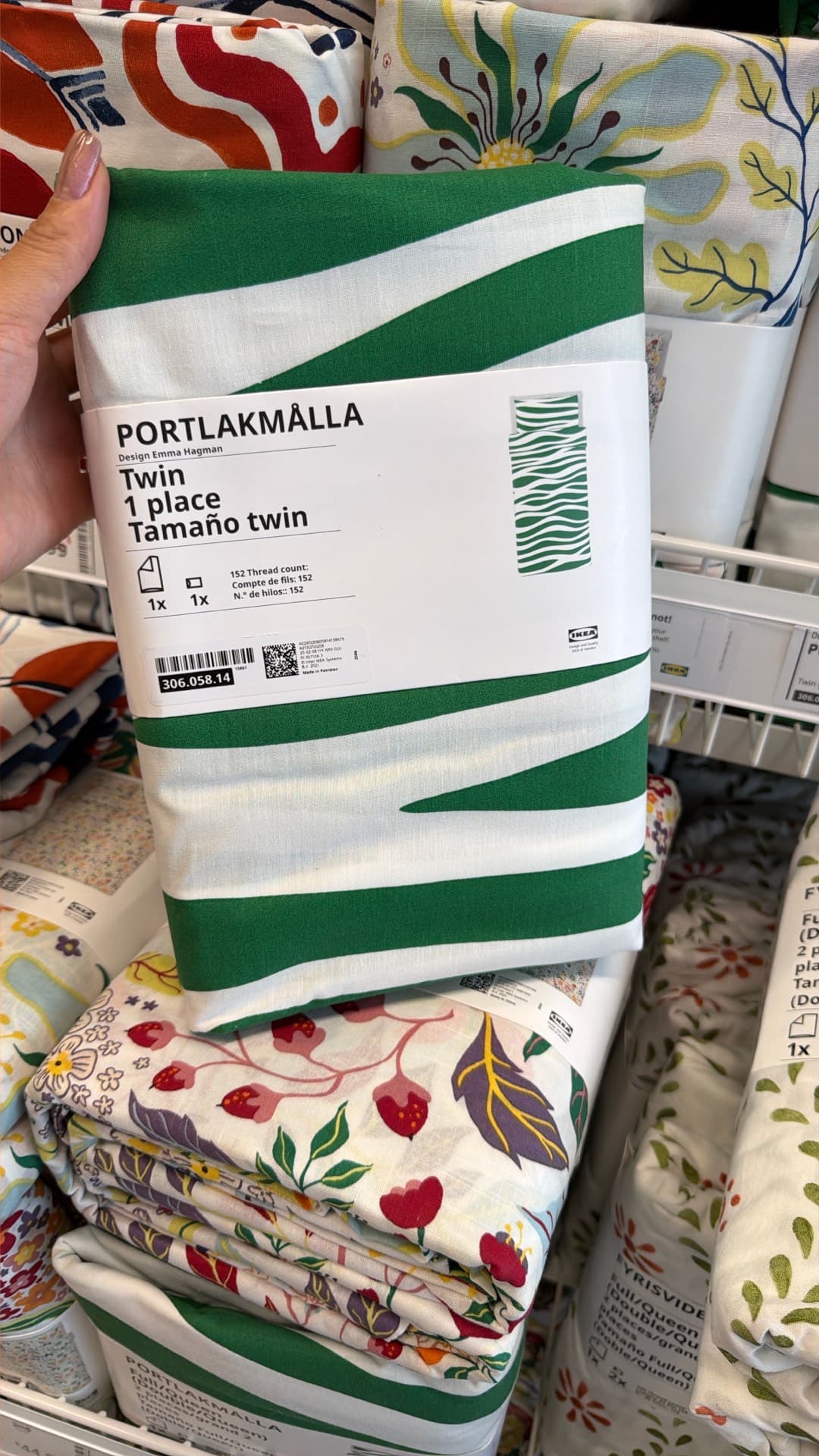 Накрытие для кровати PORTLAKMÄLLA