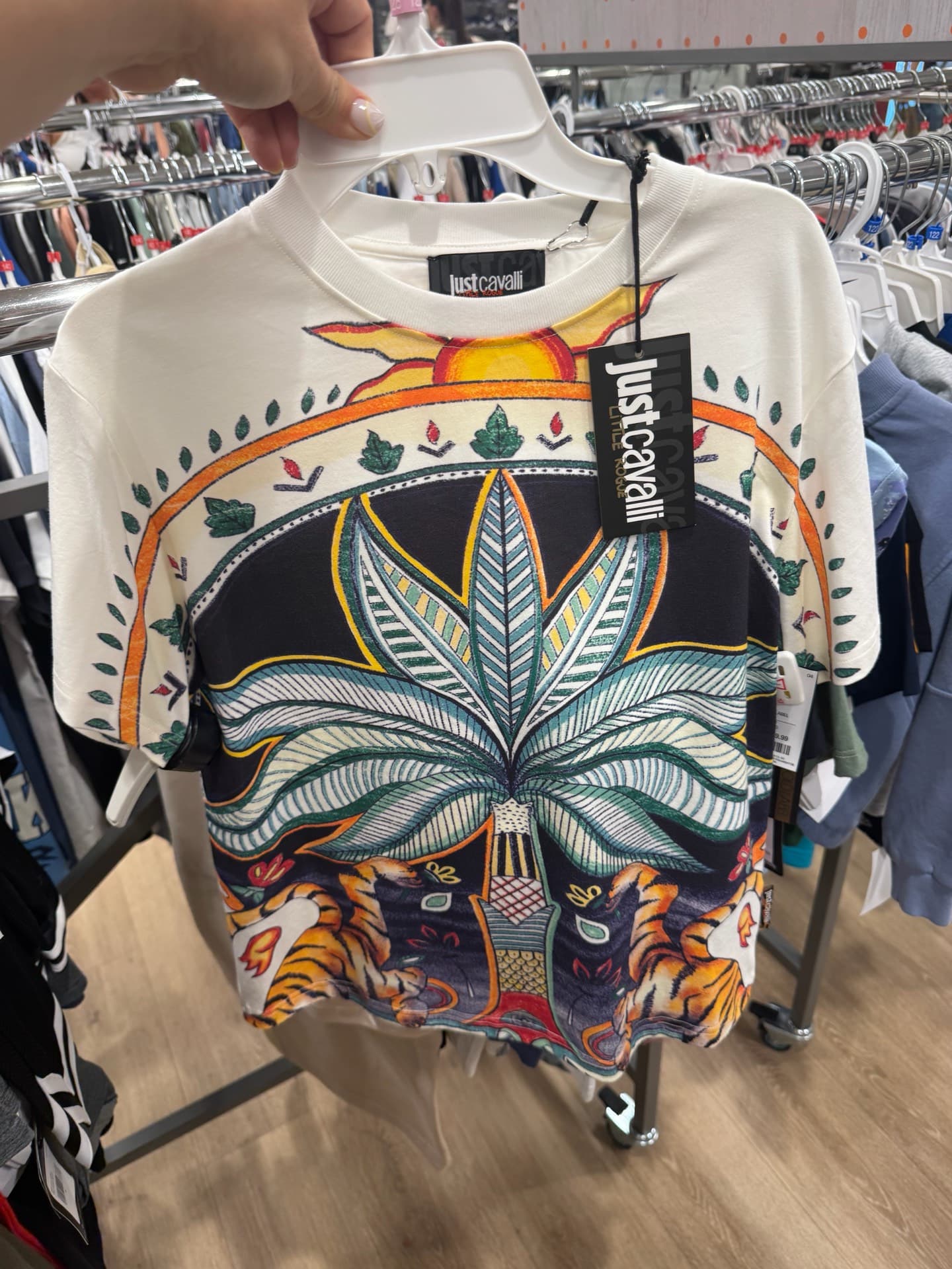 Футболка с графическим принтом Just Cavalli
