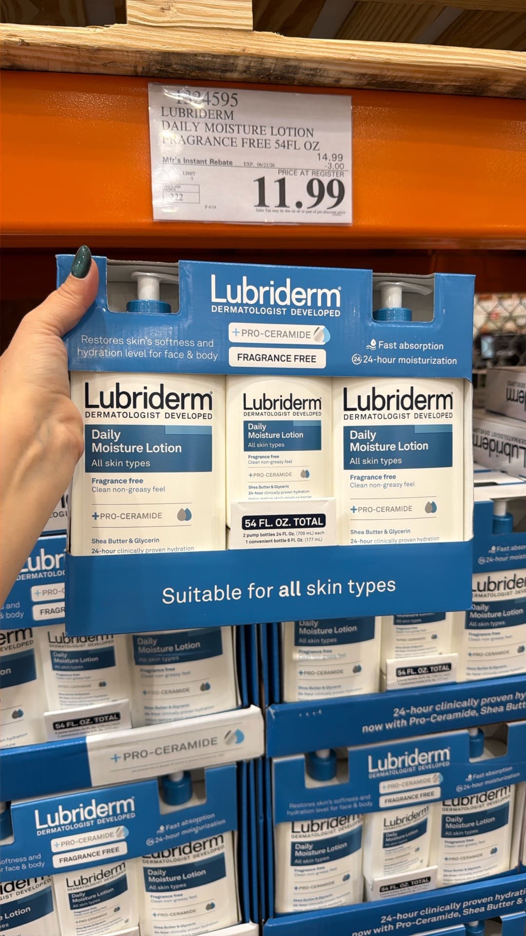 Лосьон для тела Lubriderm ежедневная увлажняющая