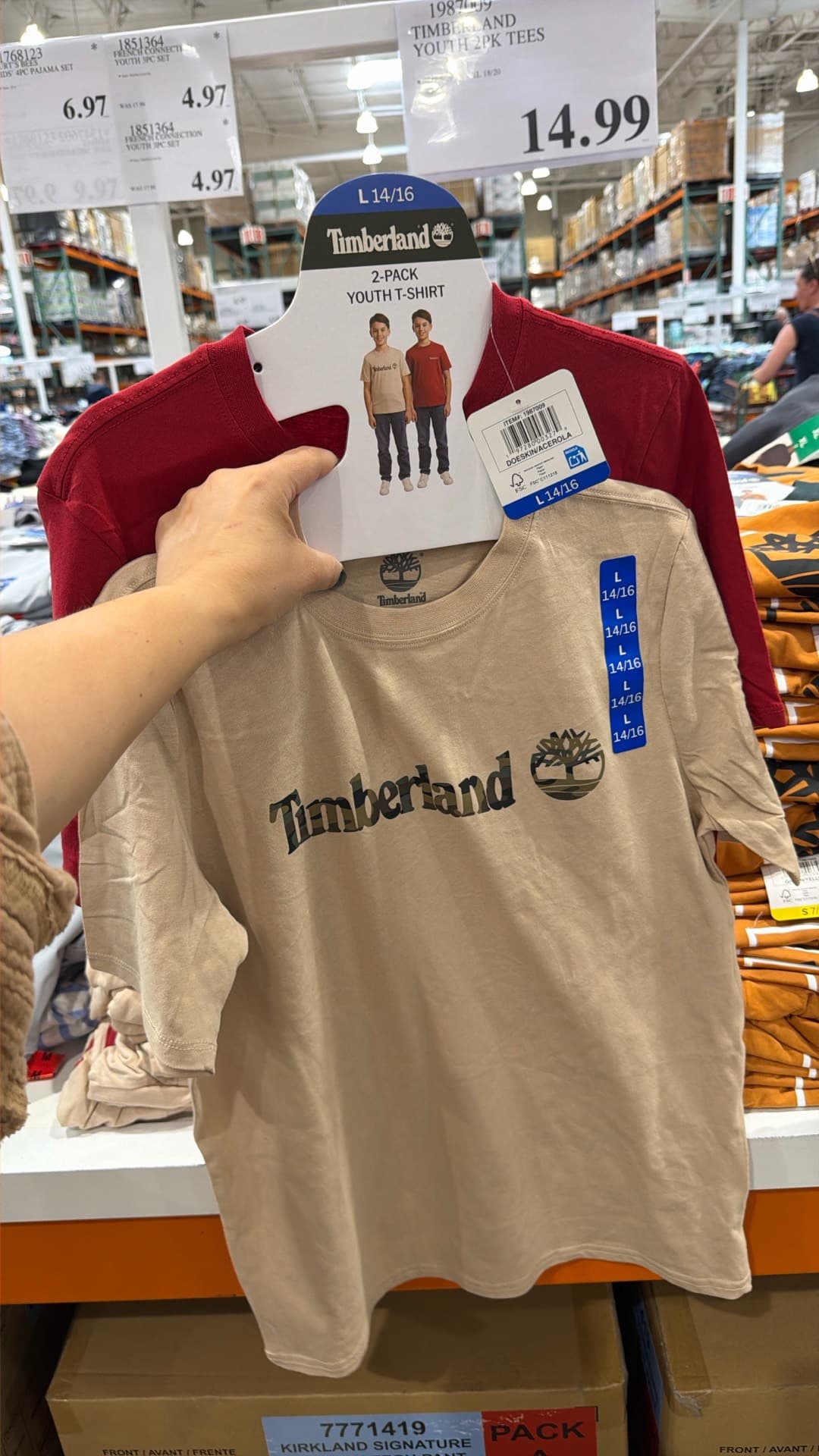 Пакет футболок Timberland для молодежи