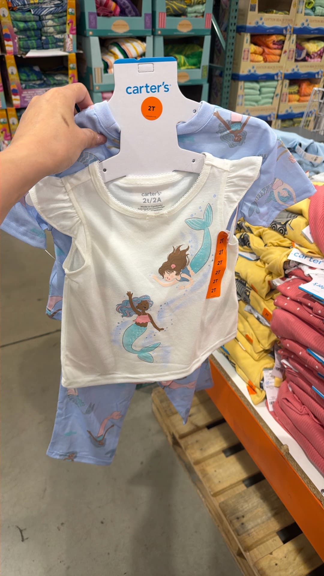 Комплект одежды с русалками Carter's