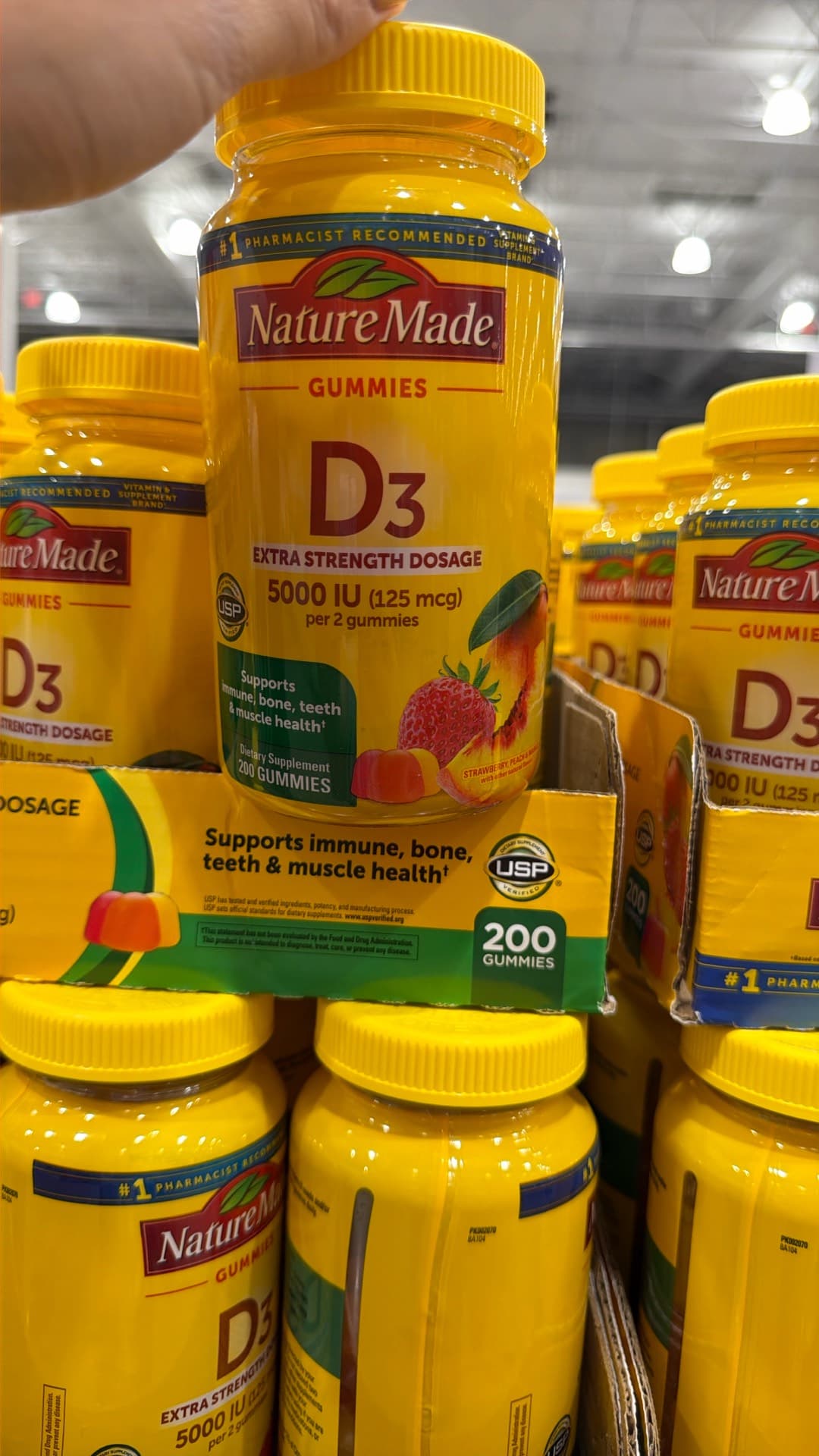 Жевательные витамины D3 от Nature Made