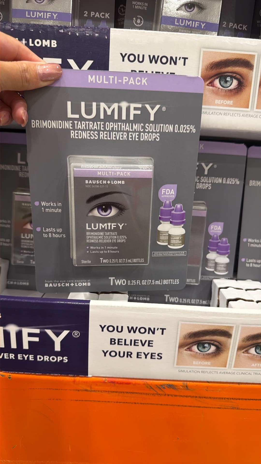 Глазные капли LUMIFY