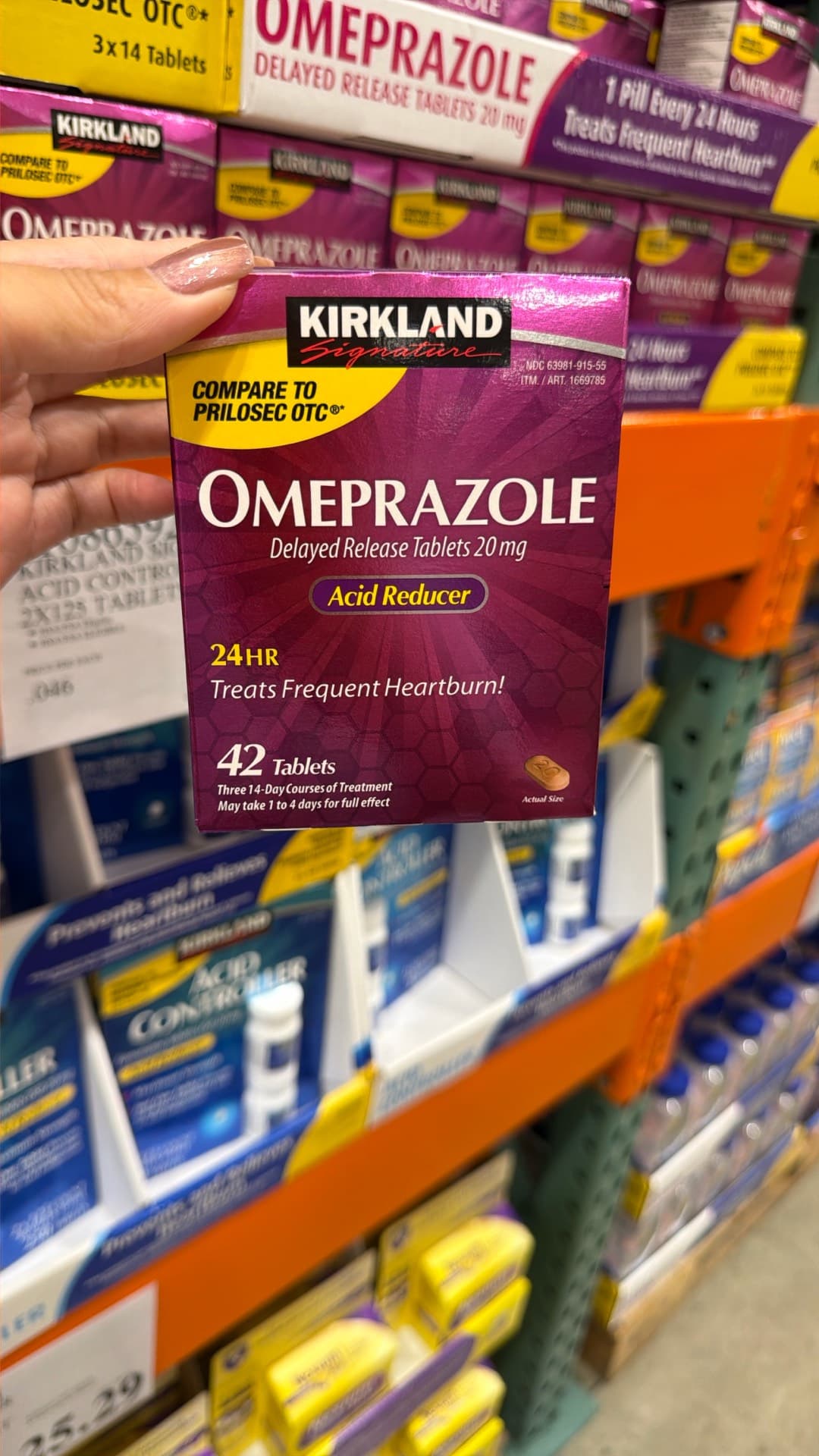 Таблетки Омепразол Kirkland