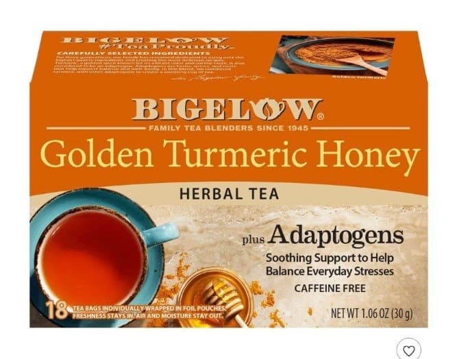 Чай Bigelow с золотым куркумой и медом