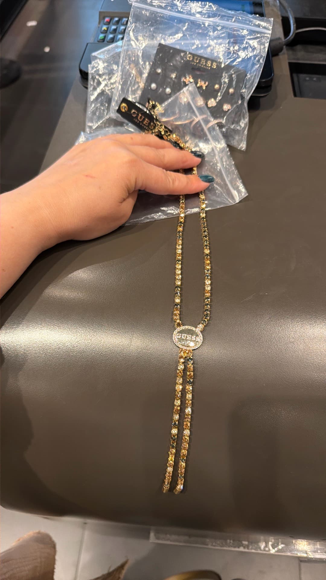 Браслет Guess с блестками