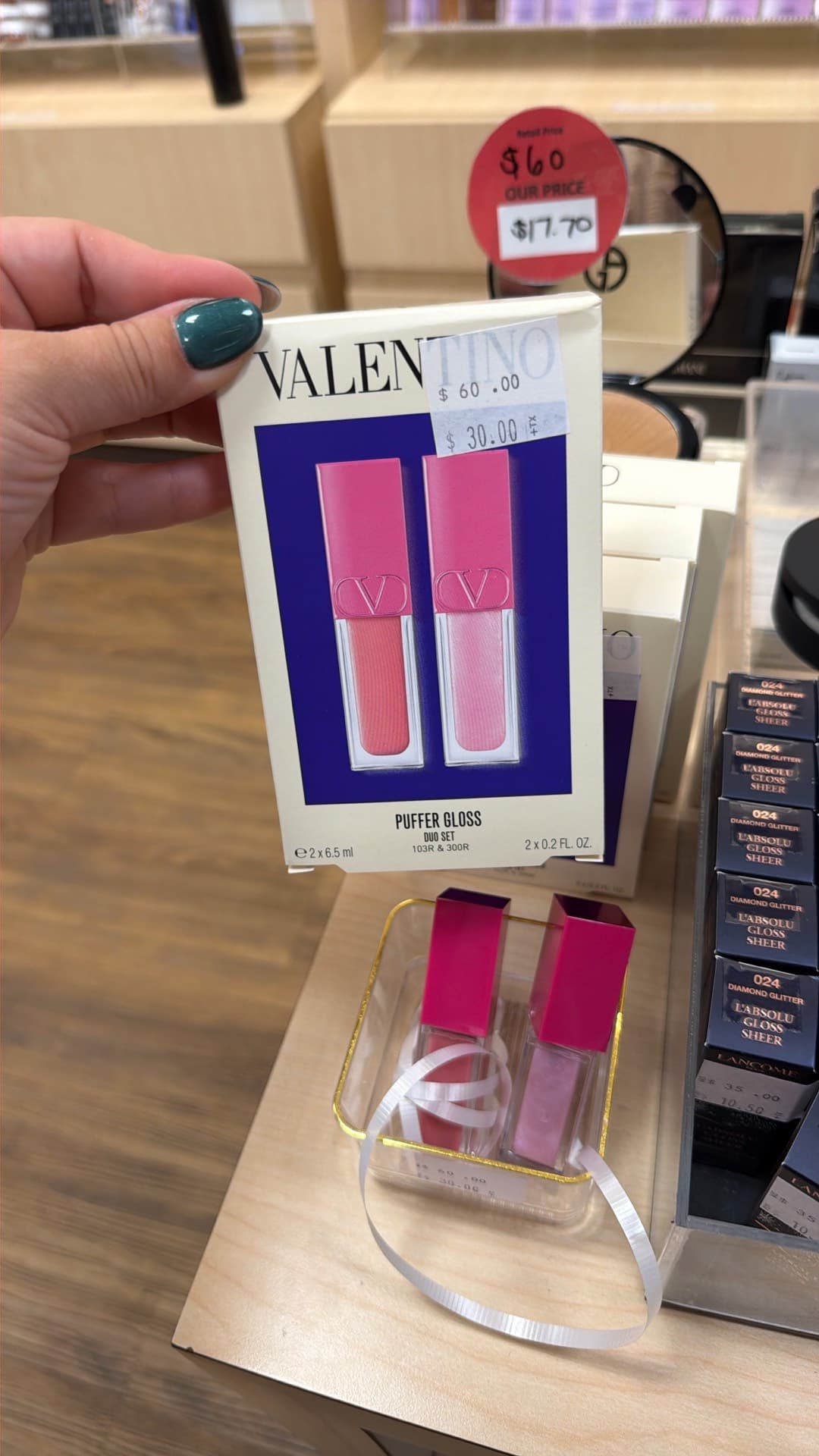 Дуэт блесков для губ Valentino