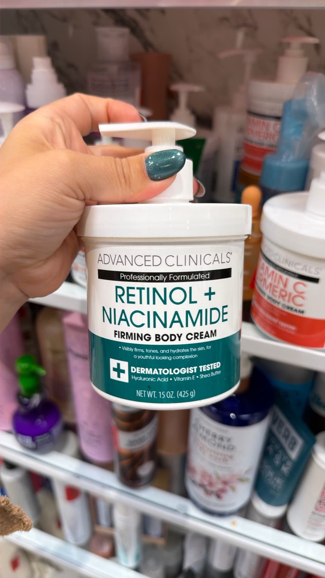 Крем для тела с ретинолом и ниацинамидом Advanced Clinicals