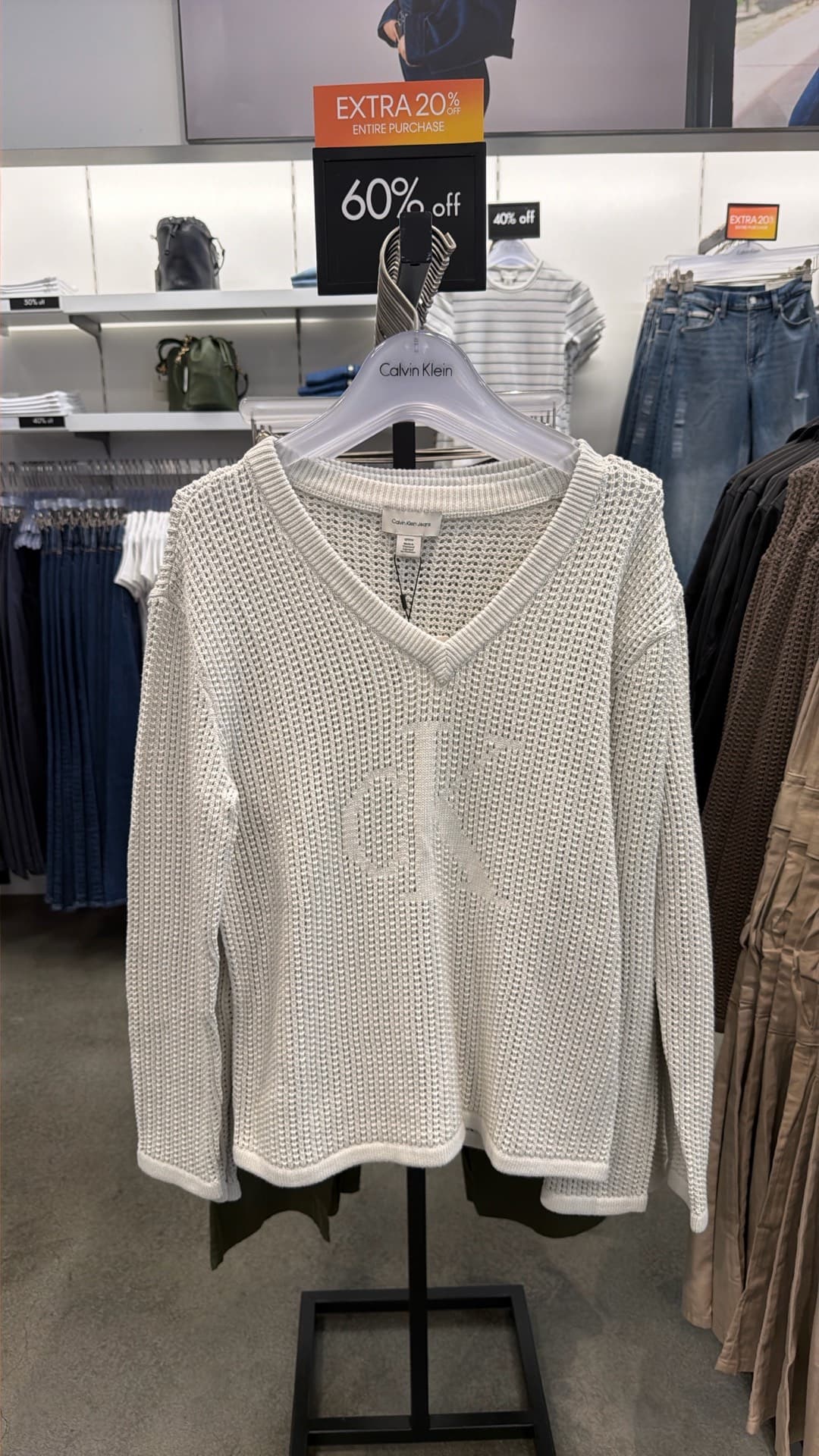 Вязаный свитер Calvin Klein