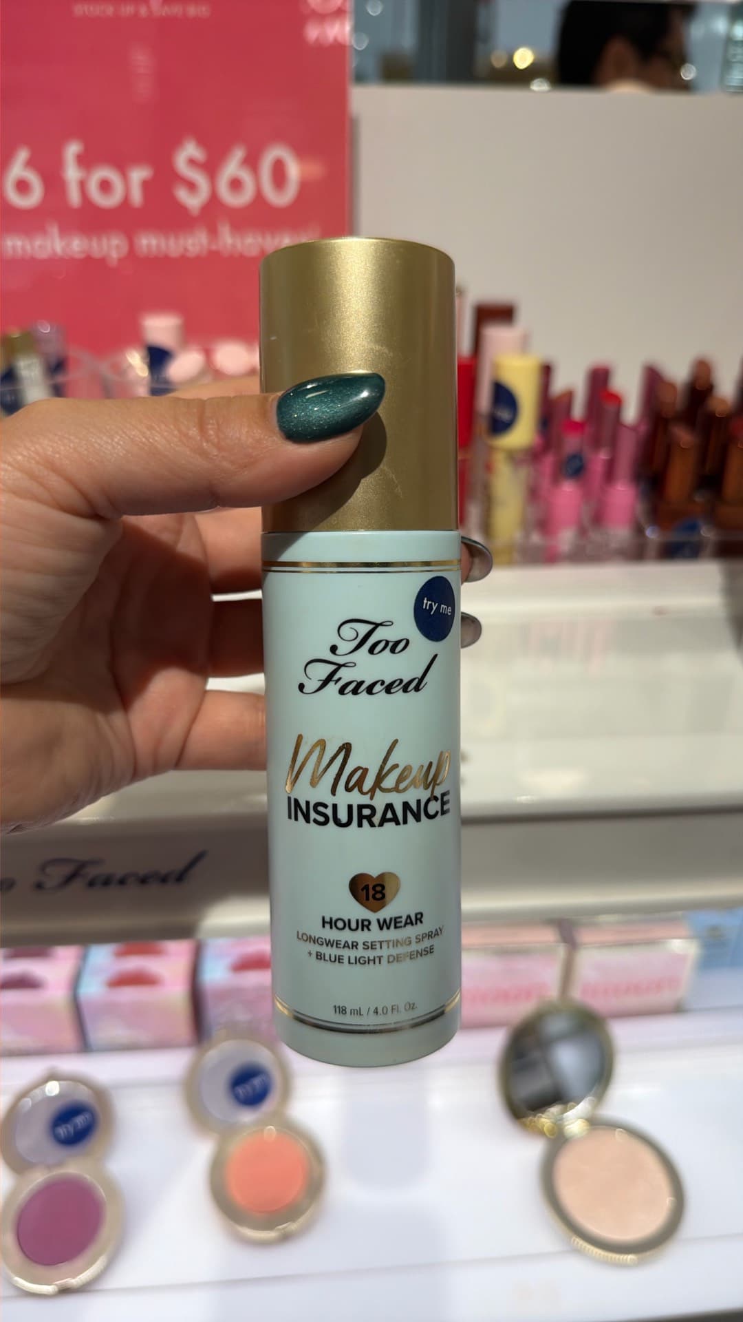 Спрей для фиксации макияжа Too Faced