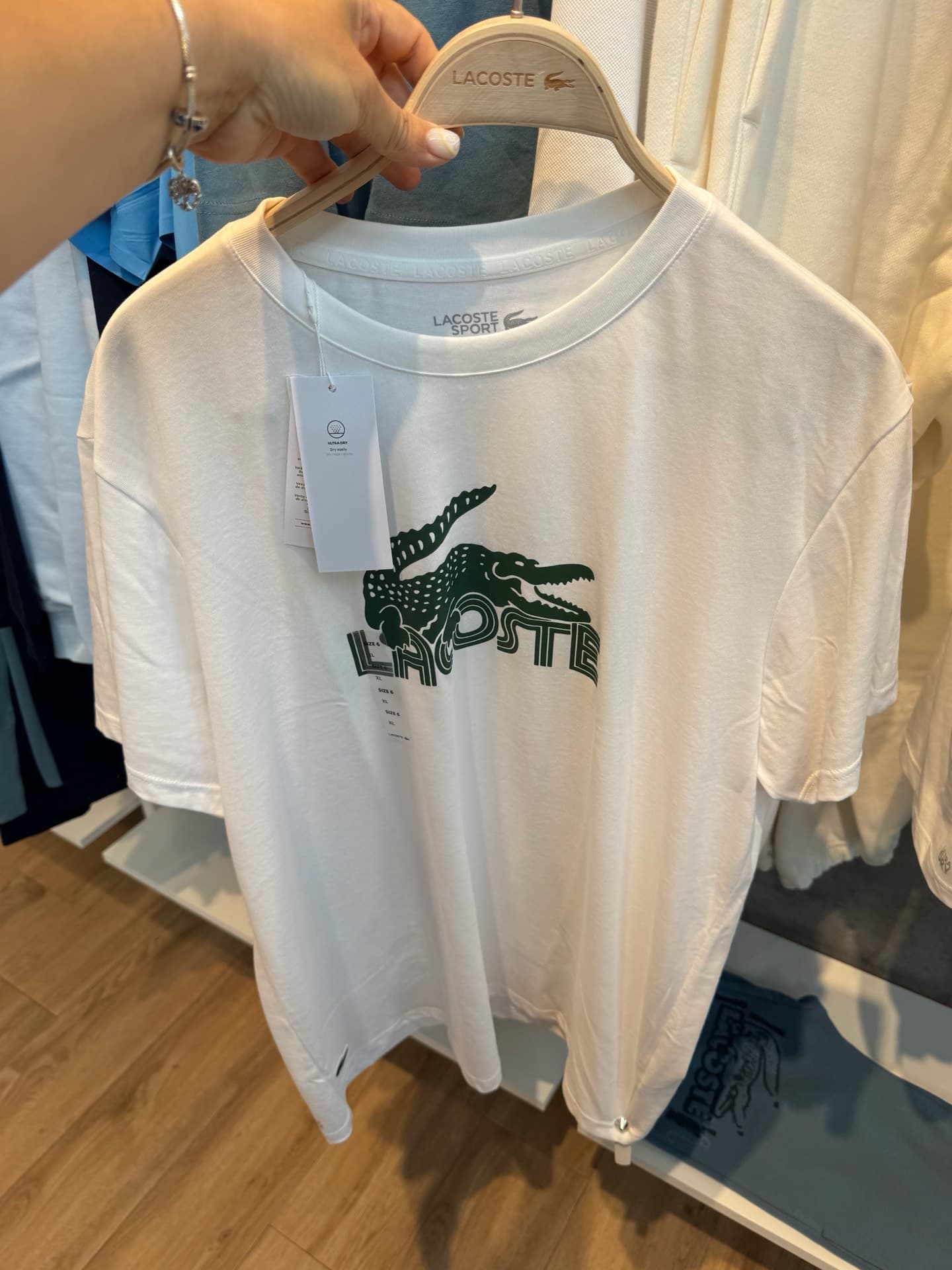 Футболка Lacoste с логотипом