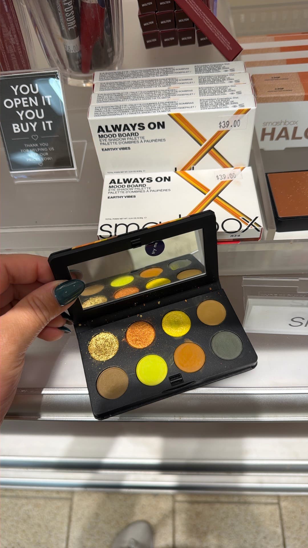 Палитра теней для век Smashbox