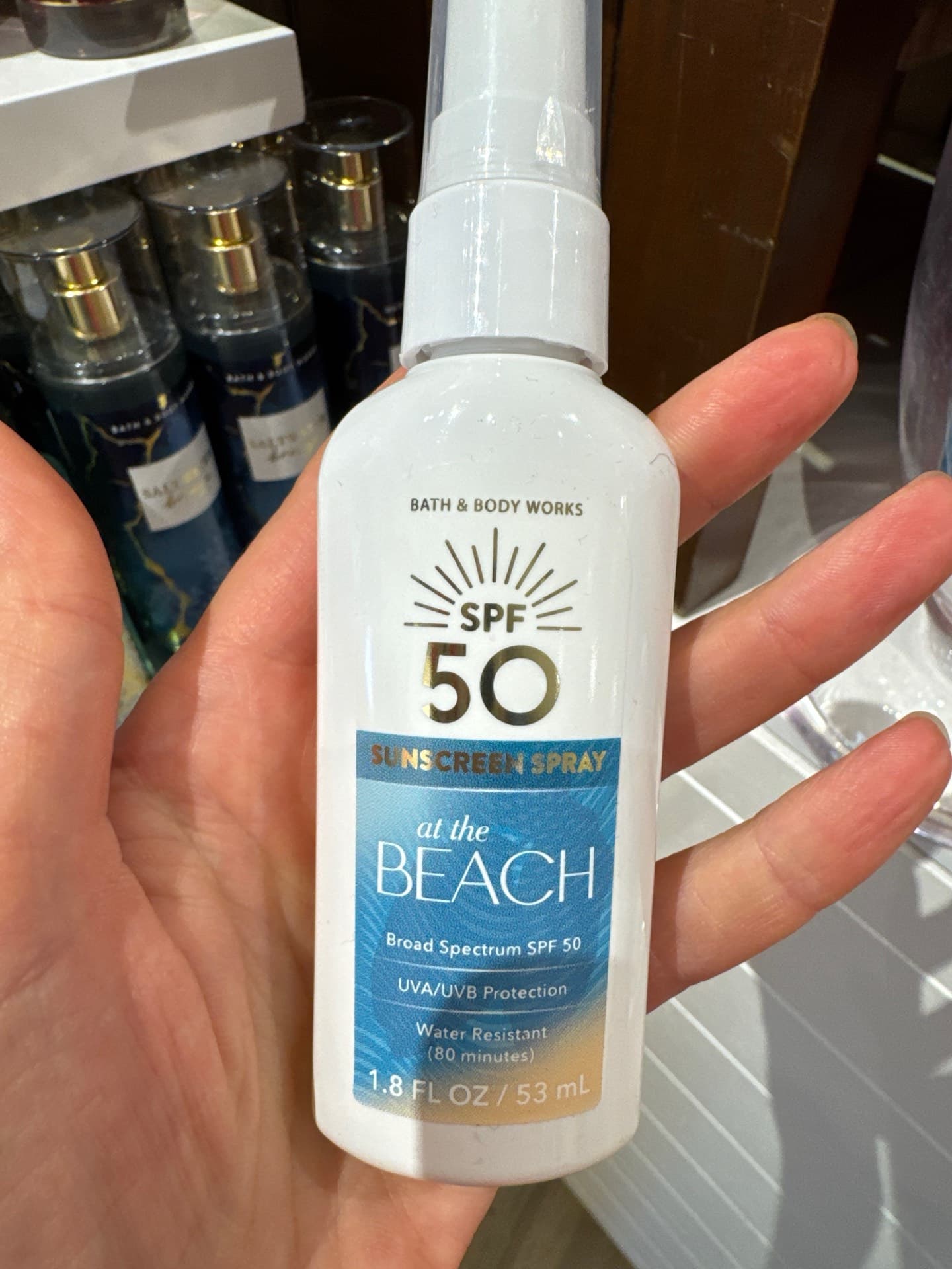Спрей для загара SPF 50 от Bath & Body Works