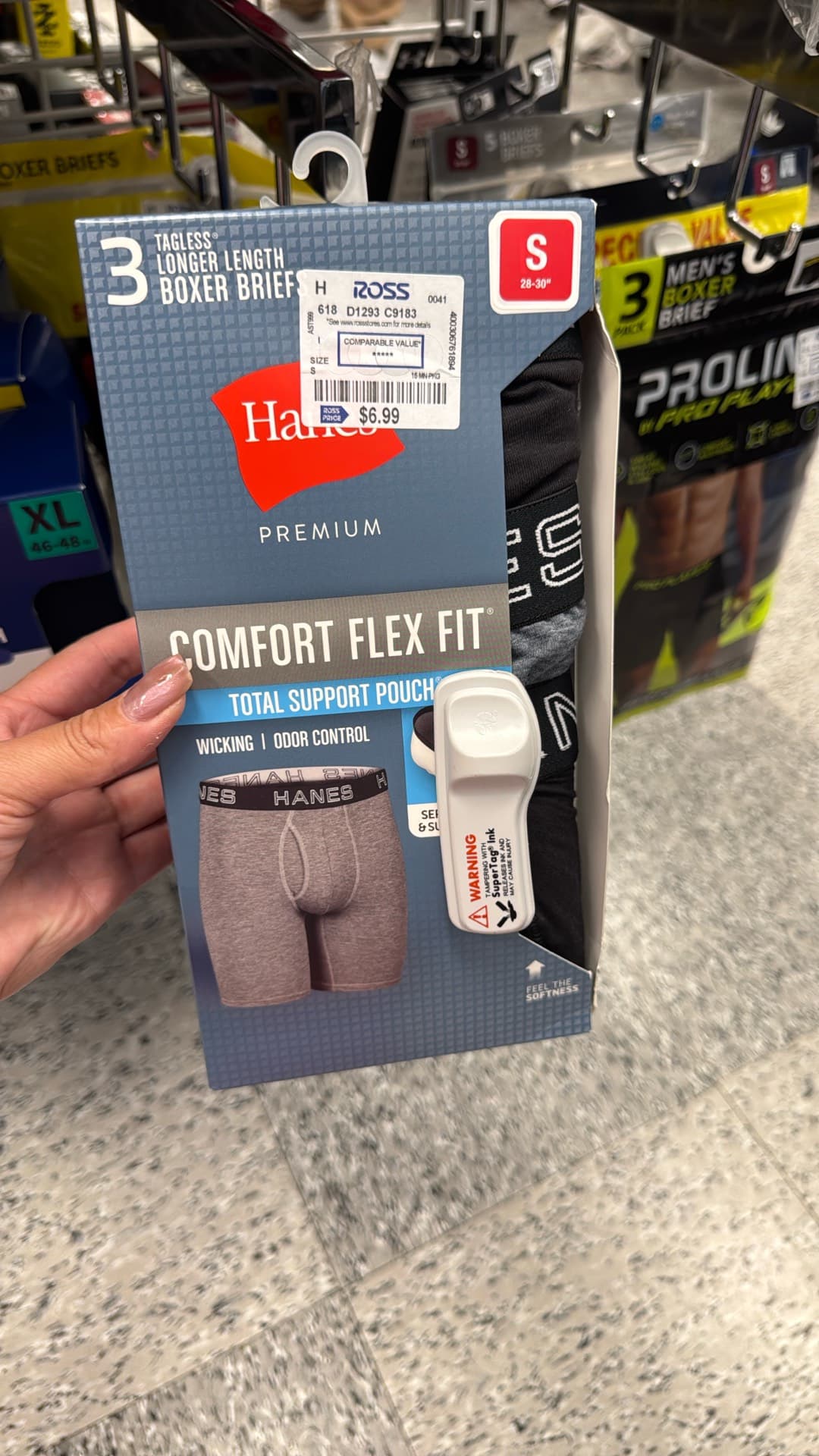 Боксерские трусы Hanes Comfort Flex Fit