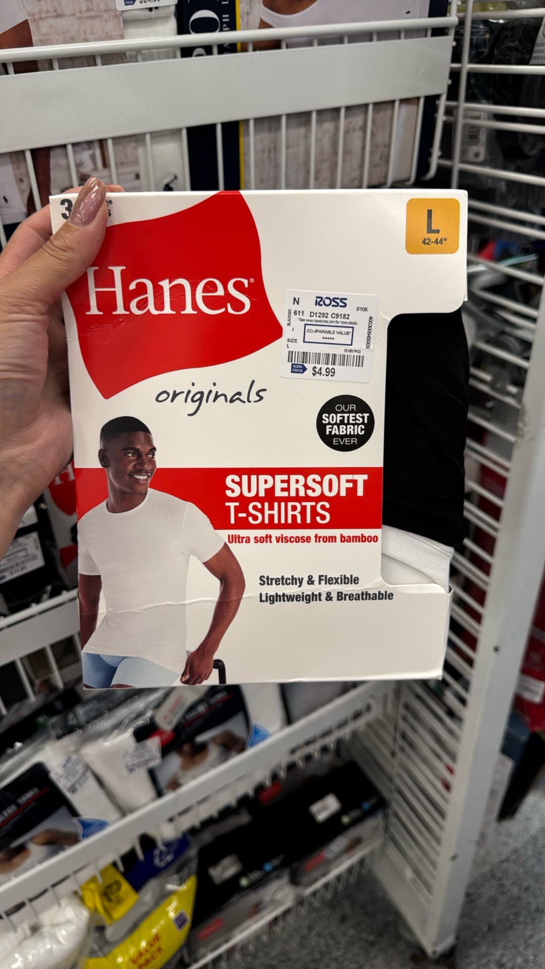 Футболки Hanes Supersoft