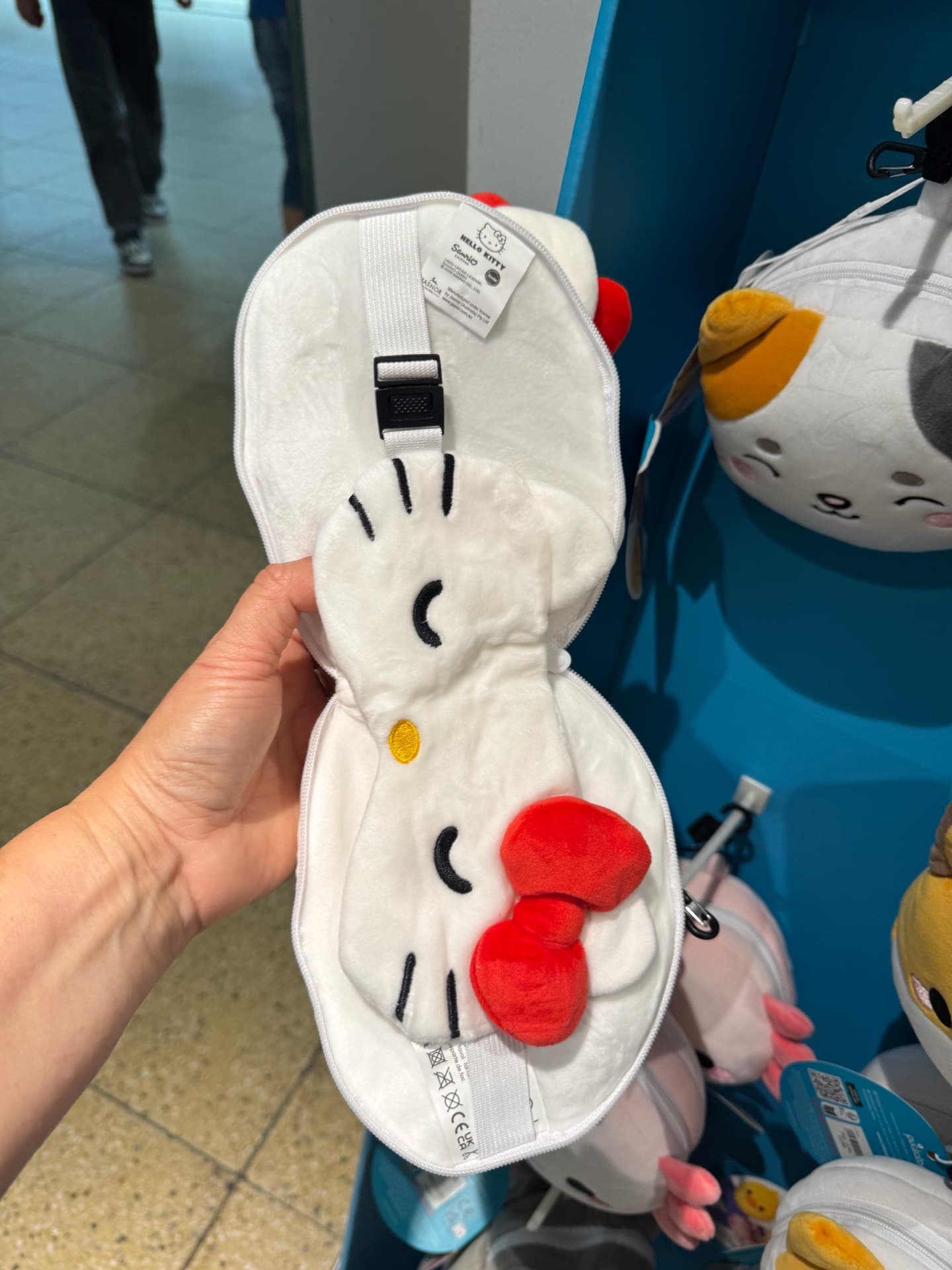 Плюшевый кошелек Hello Kitty