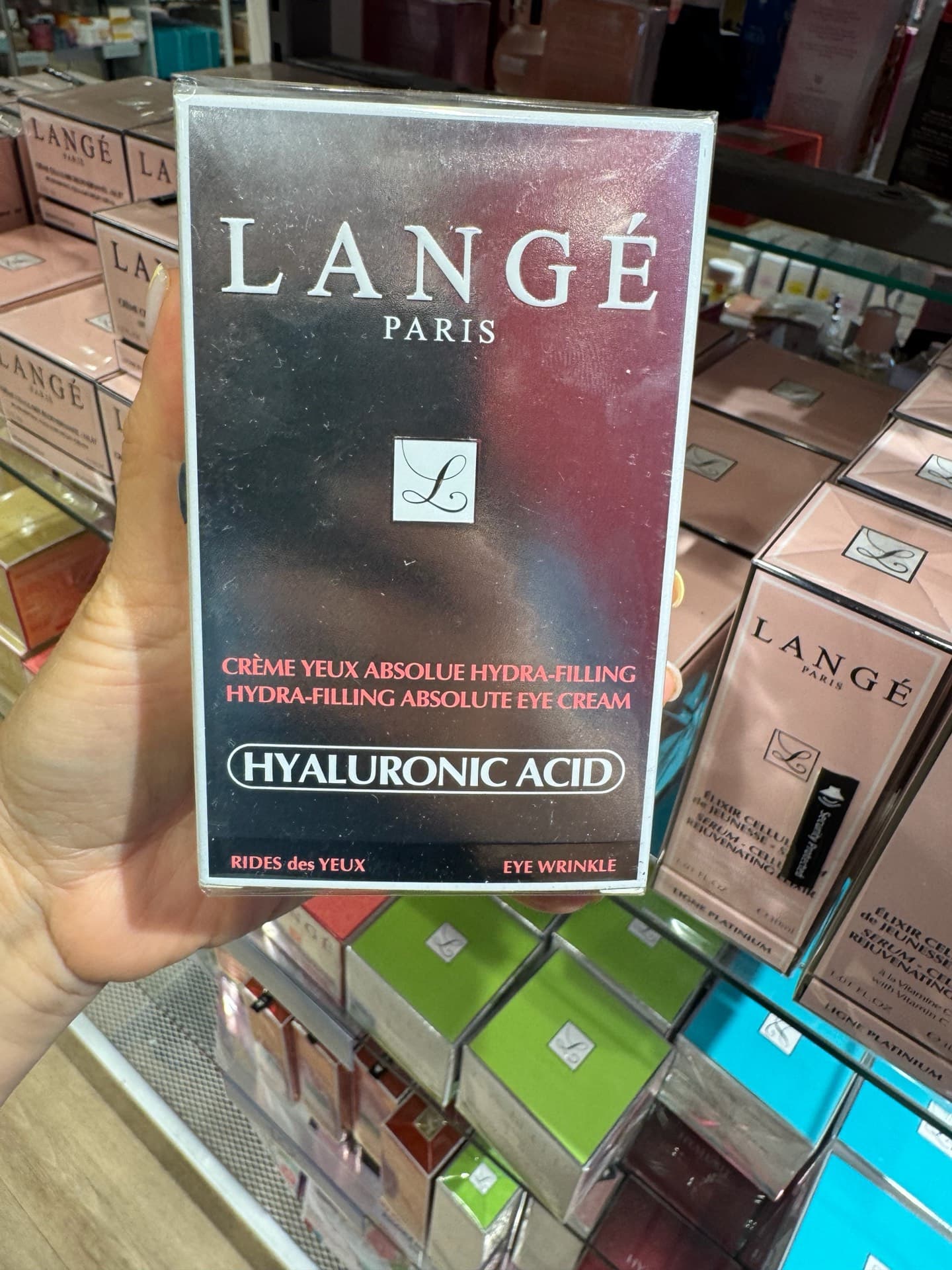 Крем для глаз с гиалуроновой кислотой Langé