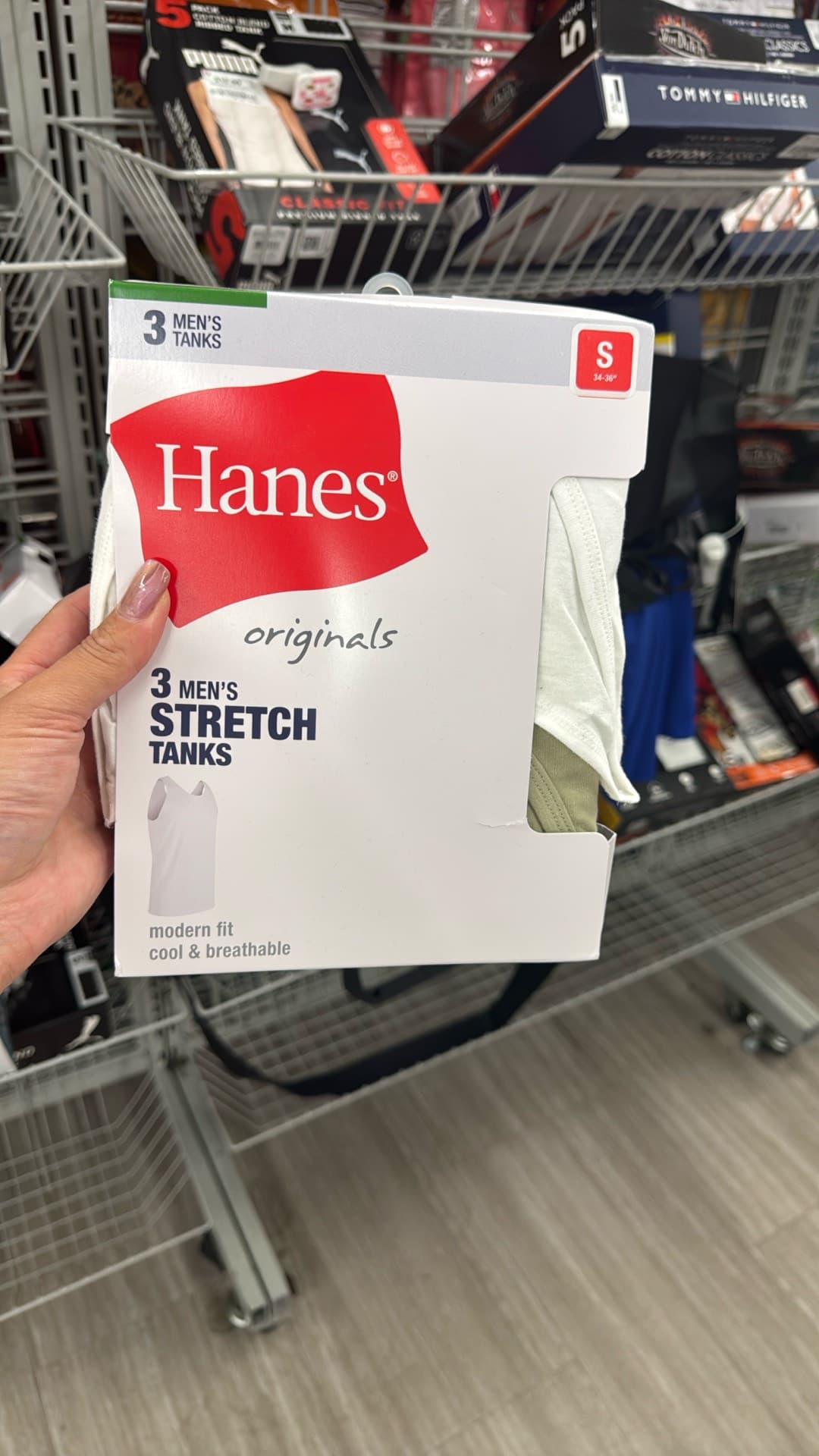 Мужские растягивающиеся майки Hanes