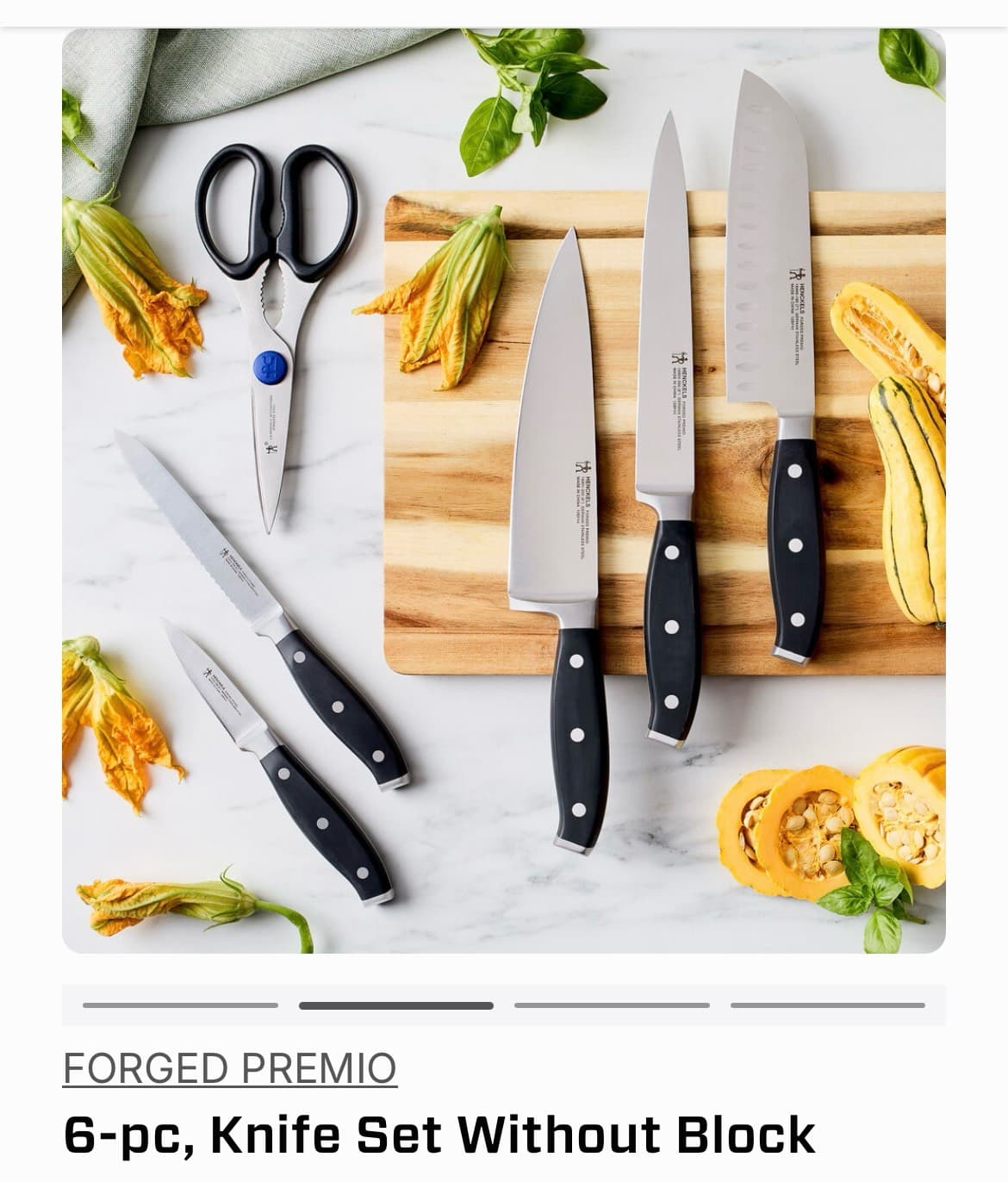 Набор ножей Forged Premio
