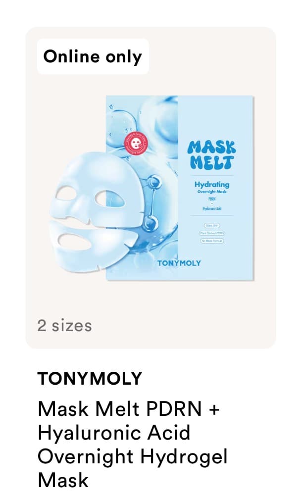 Увлажняющая ночная маска TONYMOLY