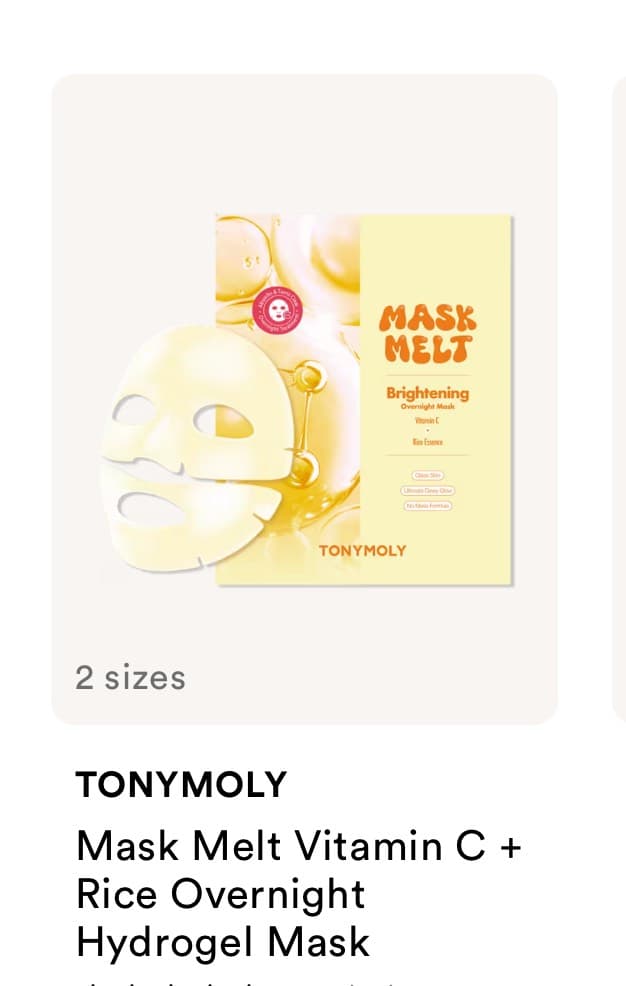 Маска Tonymoly Mask Melt