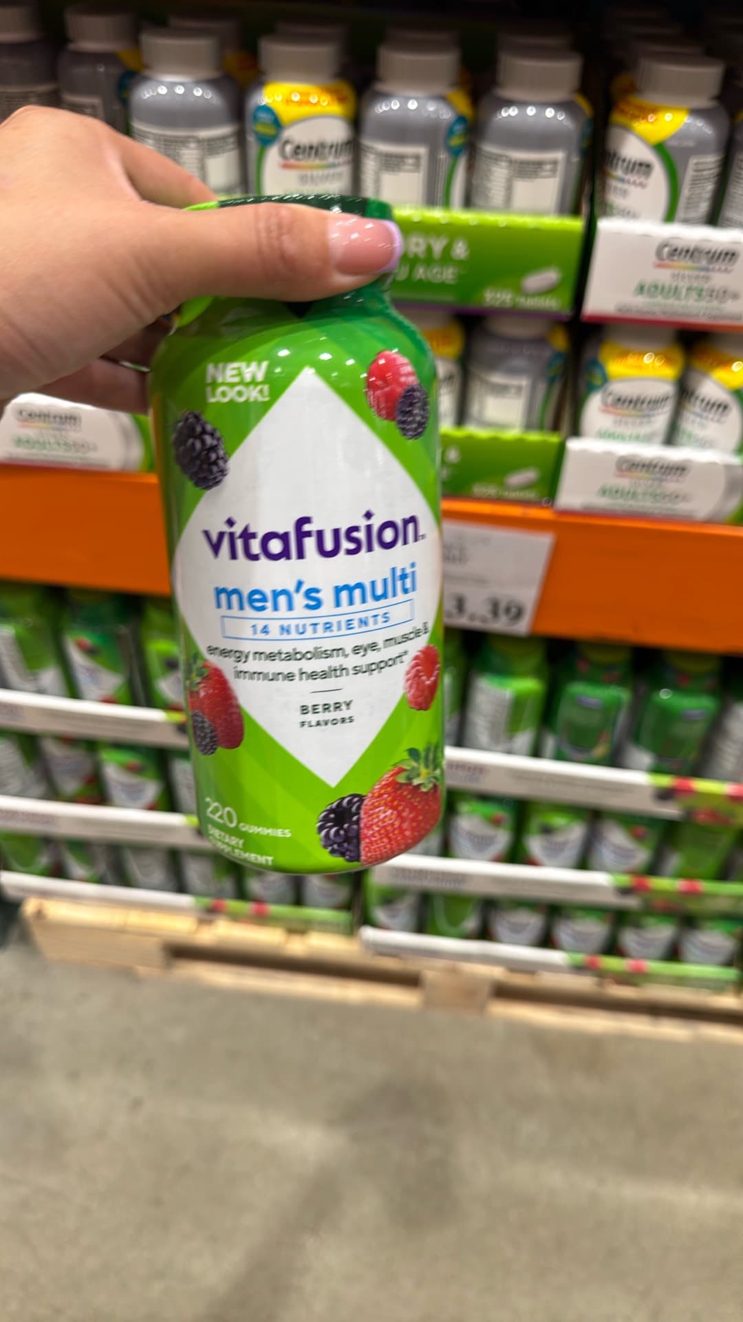 Жевательные витамины Vitafusion для мужчин