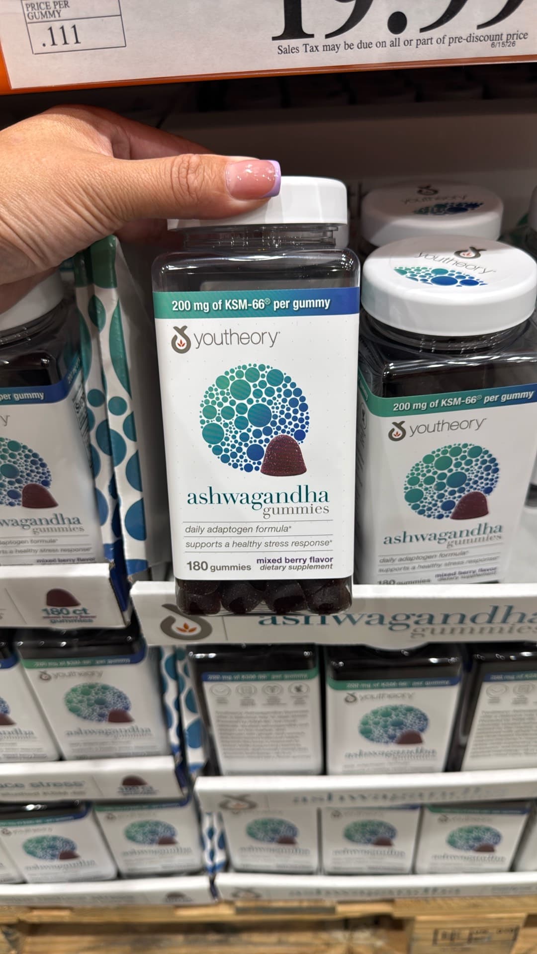 Жевательные конфеты Ashwagandha от Youtheory