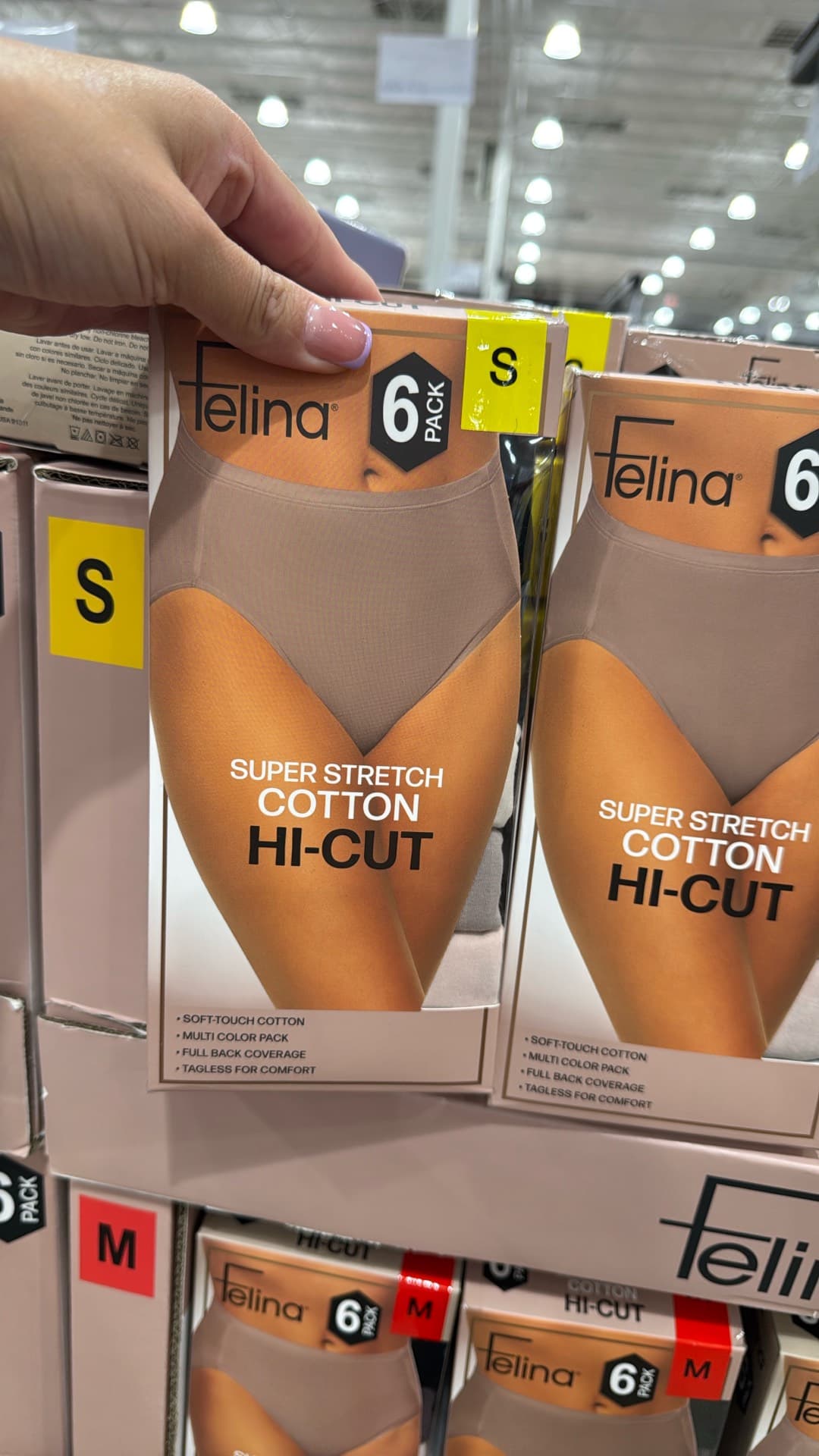 Обтягивающие трусы Felina из хлопка