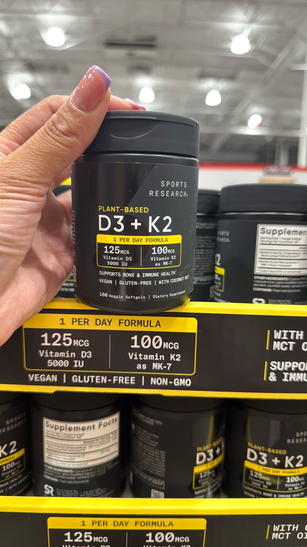 Добавки D3 + K2 на растительной основе