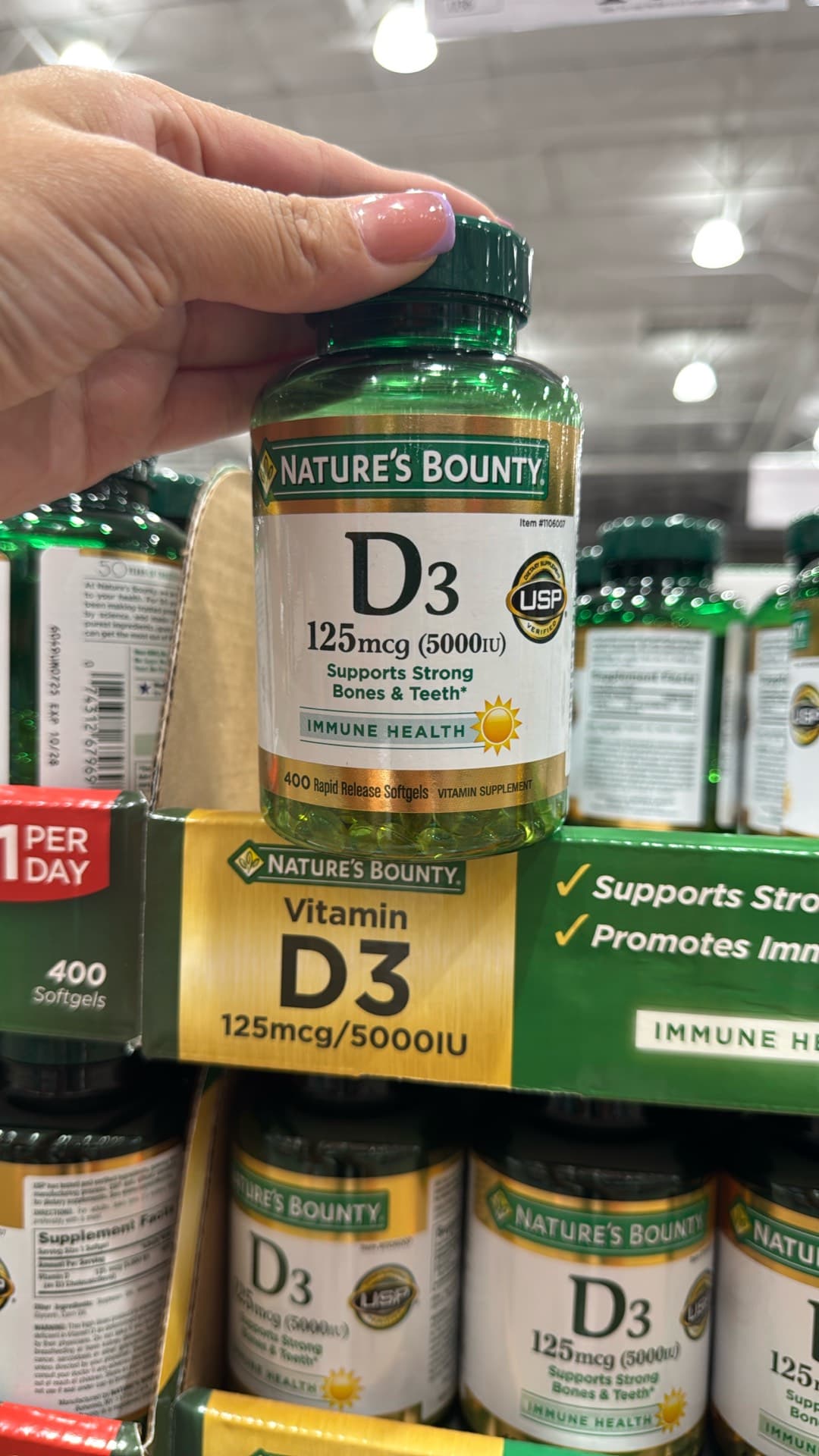 Витамин D3 от Nature's Bounty