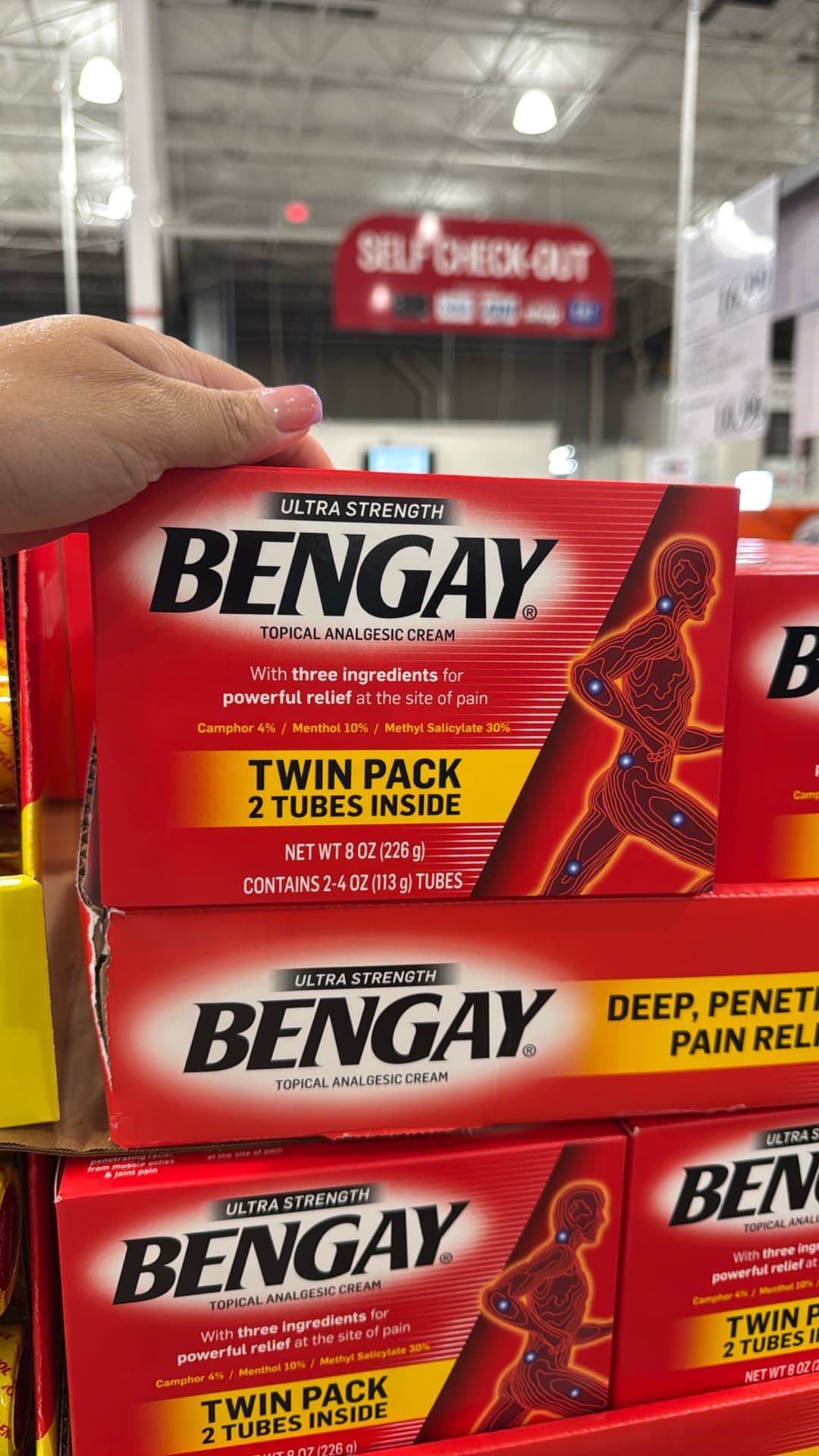 Крем для облегчения боли Bengay