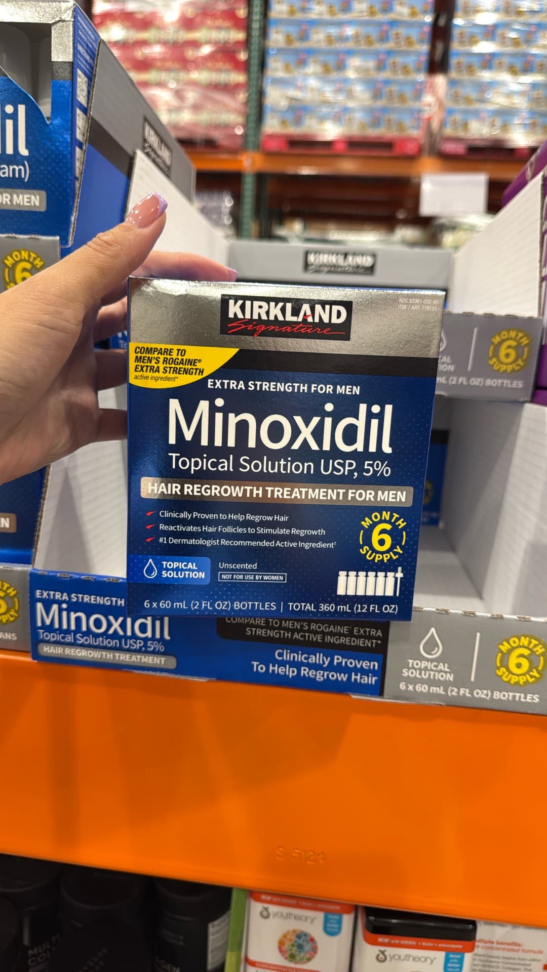 Средство для восстановления волос Kirkland Minoxidil