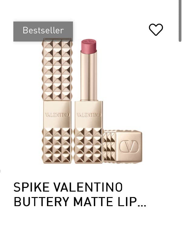 Матовая помада Valentino Spike