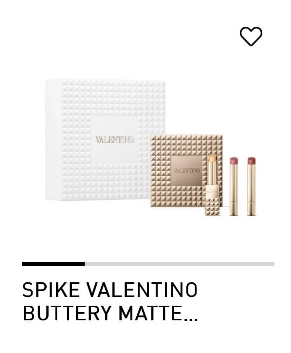 SPIKE VALENTINO BUTTERY MATTE REFILLABLE LIPSTICK TRIO & CLUTCH